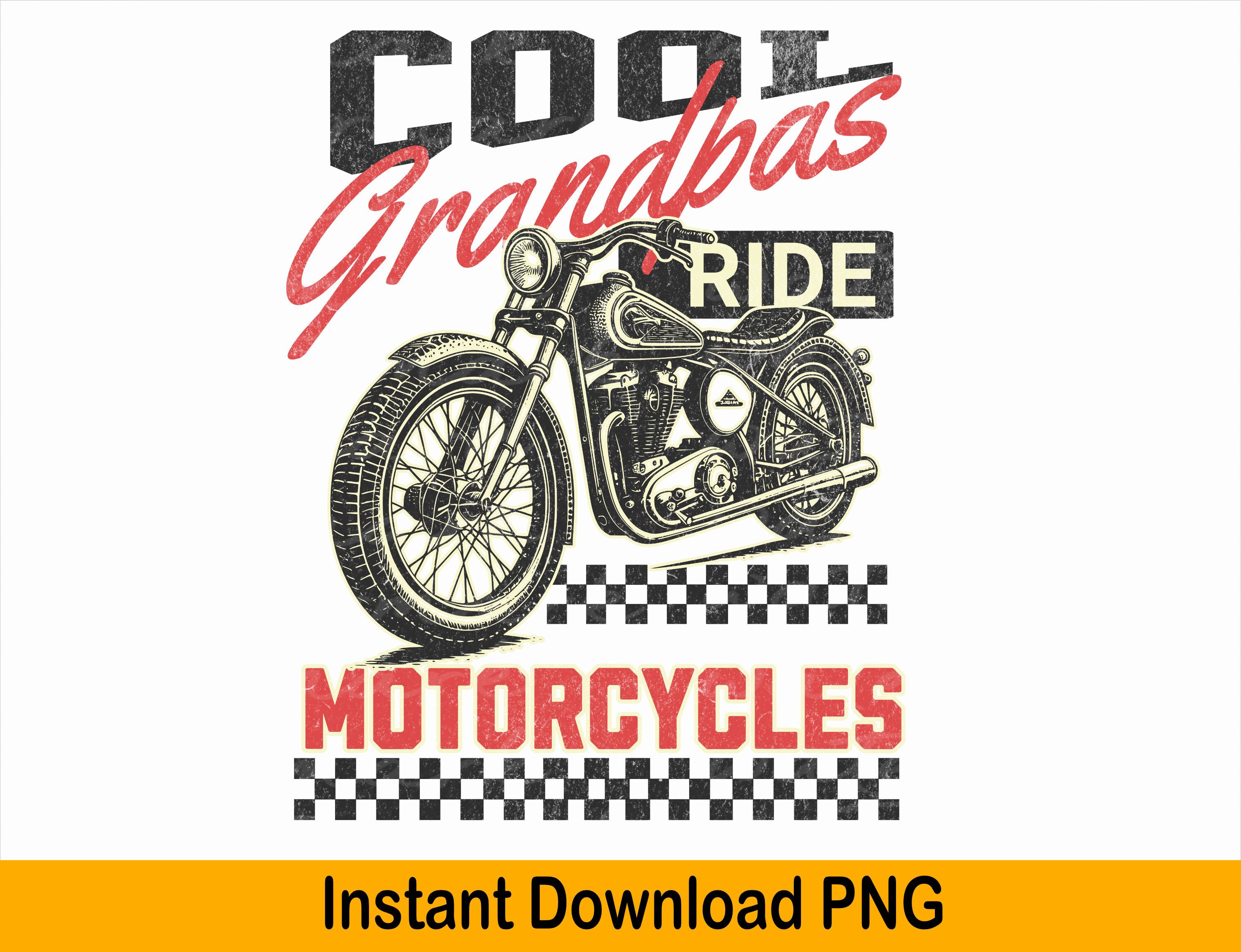 Cool Grandpas Ride MotorCycles Png